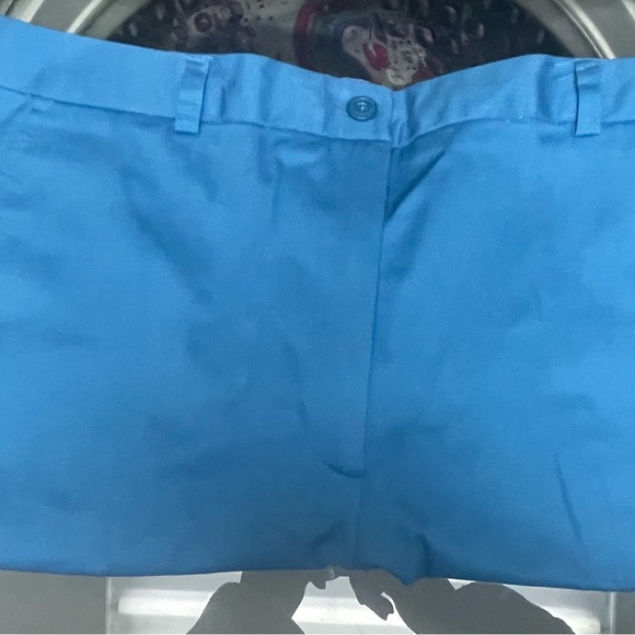Kim Rogers Pants - Kim Rogers 2 Pocket Bright Blue High Waisted Shorts